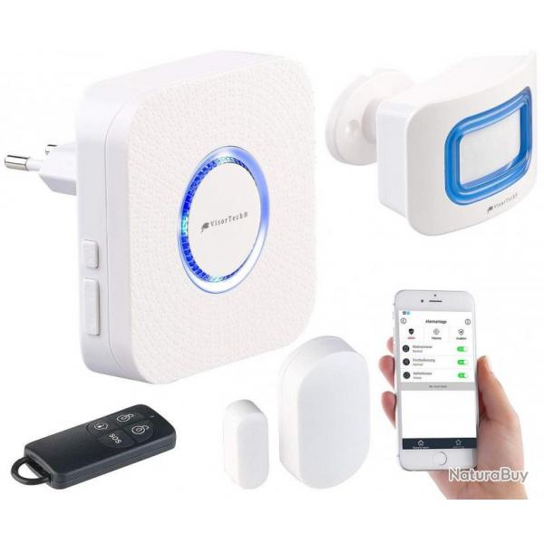 Systme alarme complet - Connect - Application - WIFI - Compatible Alexa