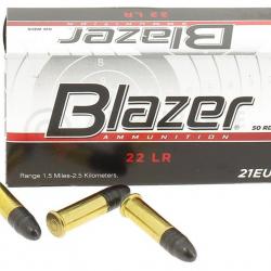1000 Munitions Blazer 22LR (20 Boites de 50)