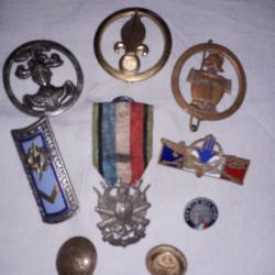 insignes et médailles