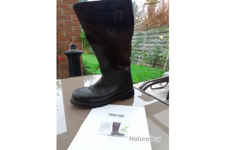 bottes aigle cuir