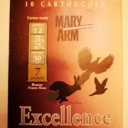 Cartouches MARY ARM Excellence cal. 12/67 DESTOCKAGE!!!