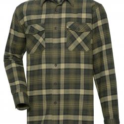 Chemise de chasse Core (Couleur: Oliv kariert, Taille: 4XL)