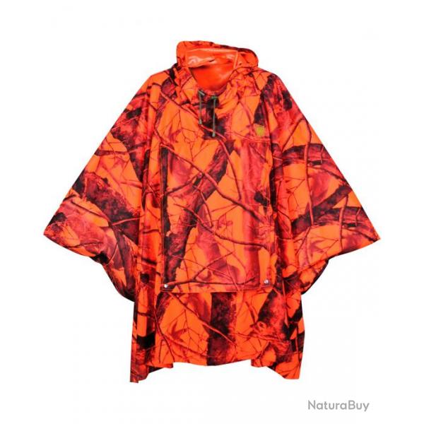 Poncho chasse orange camo Couleur Signalcamo
