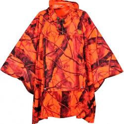 Poncho chasse orange camo (Couleur: Signalcamo, Taille: L)