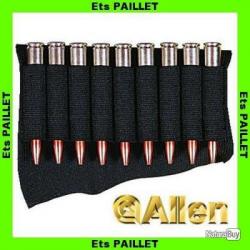 Cartouchiere de crosse ALLEN 9 munitions pour carabine (tous calibres). Qualité et SUPER TARIF !!!