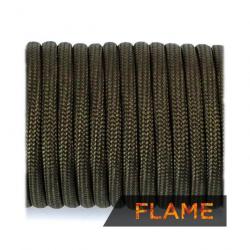 Corde :  Flame cord EDCX Survival (10 mètres) - vert armée