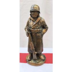 Buste Soldat Américain WW2  en tenue d'hiver  ( Hauteur : 25 cm )