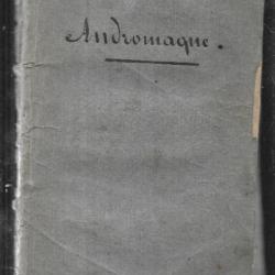 andromaque de 1786 et art poétique de boileau-despréaux 1887 livres anciens ,