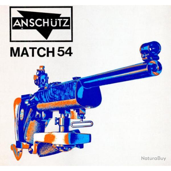 Notice carabines Anschtz Match 54