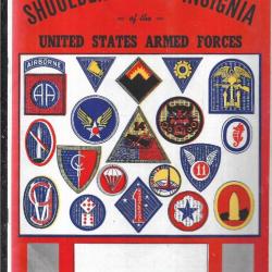 plaquette non datée shoulder patch insigna of the united states armed forces