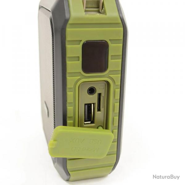 Veilleur de nuit waterproof autonomie 10-12h, Bluetooth 4.2