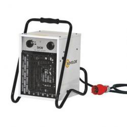 Chauffage air pulsé portable électrique avec thermostat d'ambiance intégré 5 kW 490m3/H 380V B5C/S S
