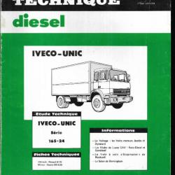 iveco unic série 165-24   revue technique diesel etai n 130 décembre 1984