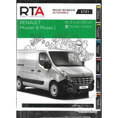RTA B797 Renault Master III 2.3 dCi de 04/2010 à 05/2014 - etai