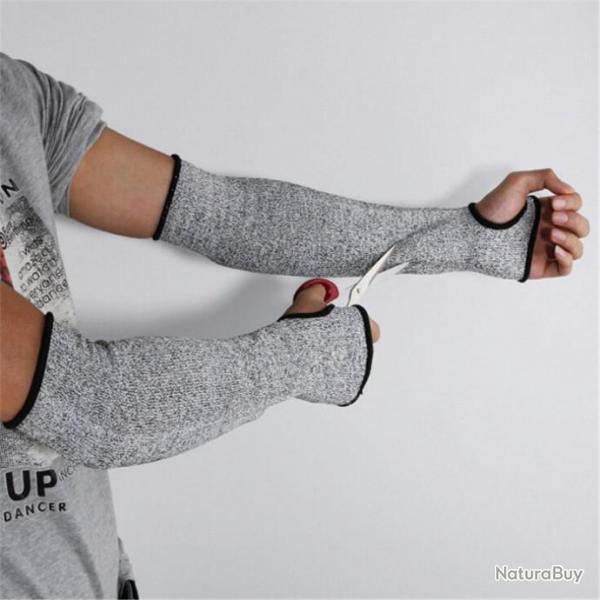 Gants protection pour protge-bras avec manches anti-coupure - LIVRAISON GRATUITE !!