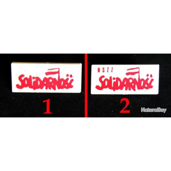 Politique Broche Syndicat Polonais SOLIDARNOSC Solidarit sans le signe NSZZ (N1 sur photo)