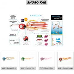 SHUGO KAB KABURA EXPLORER TACKLE 20 g Chromé Rouge