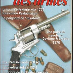 gazette des armes n°257 gewehr 98/40, poignard de résistant, devisme-francotte 1870 , colt 45 accéss