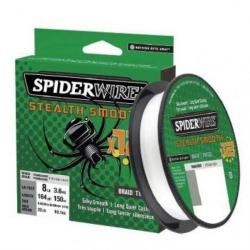 Tresse Spiderwire Smooth 12 Translucide - 150 m - 9/100 - 7,5 kg