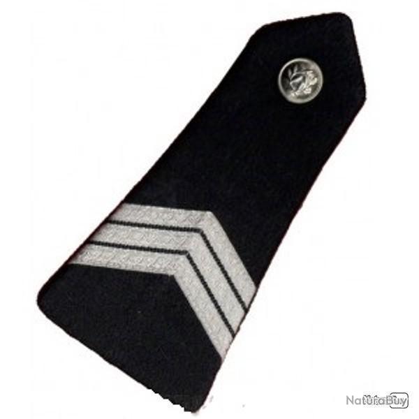 Grade Police Nationale SousBrigadier  Paire de Patte d'Epaule