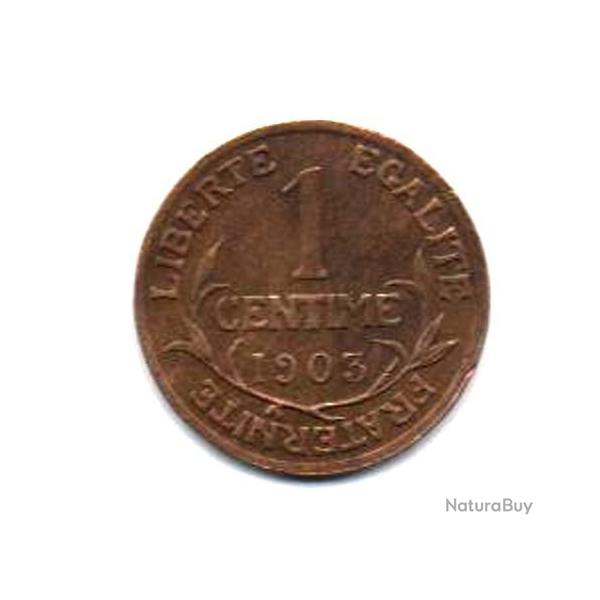 Pice de Monnaie  France  1 centime Daniel-Dupuis 1903