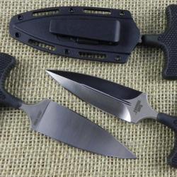 Push Dagger Cold Steel Safe Maker I AUS-8 Manche Kray-Ex Etui Kydex CS12DBST