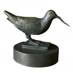 Bronze Bécasse sur socle