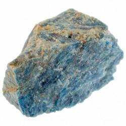 Pierre brute bloc d'apatite bleue - A l'unité 601 à 700 grammes