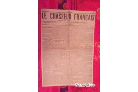 Reproduction 1er exemplaire du journal Le chasseur Fran ais du 15