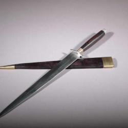 stylet corse de collection manche en ébène 154