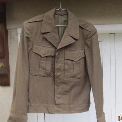 Blouson IKE JACKET uniforme militaria original US WW2 36 R   matricule étiquette