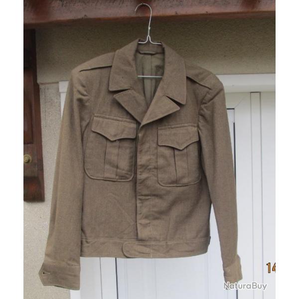 Blouson IKE JACKET uniforme militaria original US WW2 36 R   matricule tiquette