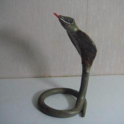 ancienne statuette serpent cobra hauteur 18 cm