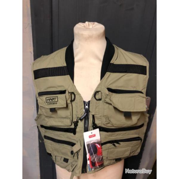 HANGAR33 GILET HART PCHE MODELE CARIBOU TAILLE S ANCIENNE COLLECTION