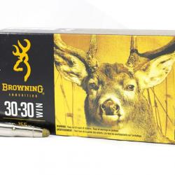 20 Munitions BROWNING BXR Expansion Rapide 155Gr Cal 30-30 Win