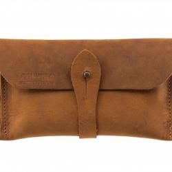 Pochette en croûte de cuir - Country Sellerie