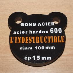1 GONG ACIER tous calibres DIAM 10 cm HARDOX 600 Epaisseur 15 mm