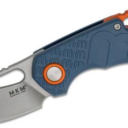 Couteau MKM Fox Knives Isonzo Blue Lame Acier N690 Manche FRN Linerlock Clip Made Italy MKMF038