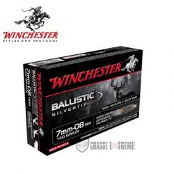 20 Munitions WINCHESTER Ballistic Silvertip 140gr cal 7 mm-08 Rem