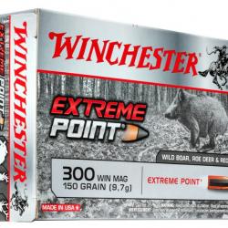 20 Munitions WINCHESTER cal 300 WM 150gr Extreme Point