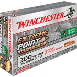20 Munitions WINCHESTER cal 300 WM 150gr Extreme Point Lead Free