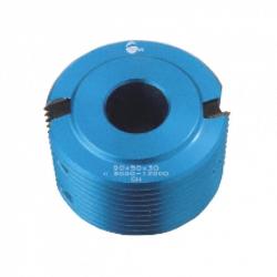 Porte-outils pour bouvetage d'angle à 45° D.90x50 mm Al.30 mm Leman