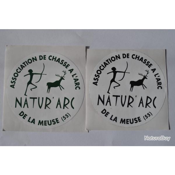 autocollant chasse ,chasseur arc 55