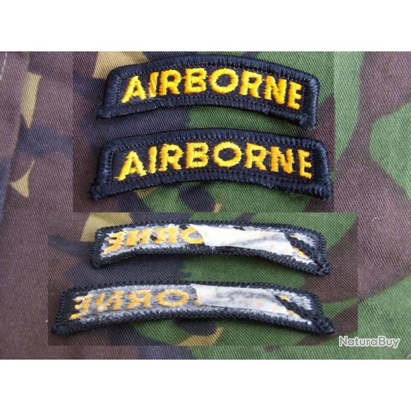 Lot de deux insignes US Airborne  coudre