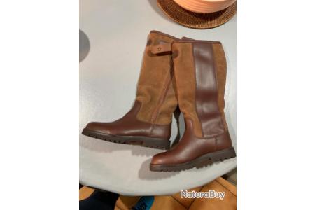bottes chasse doublées cuir