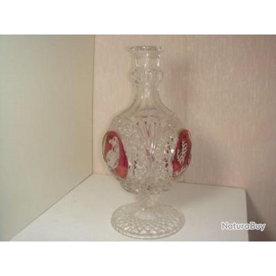 Carafe En Cristal Bohemia Cristal 'La Bella' | Hauteur 30 Cm - Capacité 1200 Ml | Bouchon Liège - 12