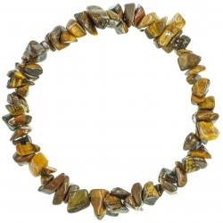 Bracelet en oeil de tigre - perles baroques