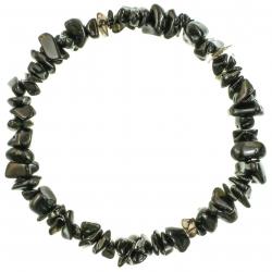 Bracelet en obsidienne noire - Perles baroques