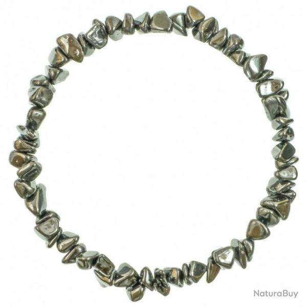 Bracelet en hmatite - perles baroques