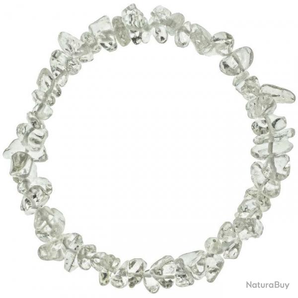 Bracelet en cristal de roche - perles baroques